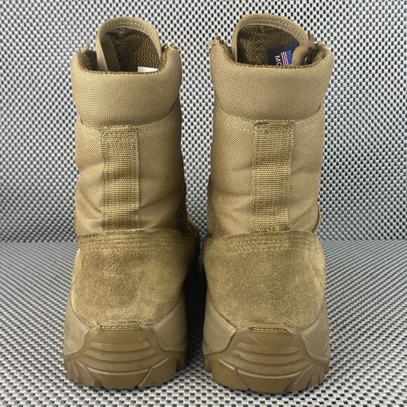 MCRAE T1 Coyote Combat Boots Mens 9.5 R Brown Military Tactical Hot Weather Boot main image 7